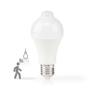 Nedis Nedis LED-Lampe | Warmweiß | Bewegungsmelder | E27 | A60 | 8,5W