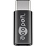 Goobay USB-C (m) auf Micro USB (w) Adapter | USB 2.0 | 10W | Schwarz
