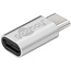 Goobay USB-C (m) auf Micro USB (w) Adapter | USB 2.0 | 10W | Silber