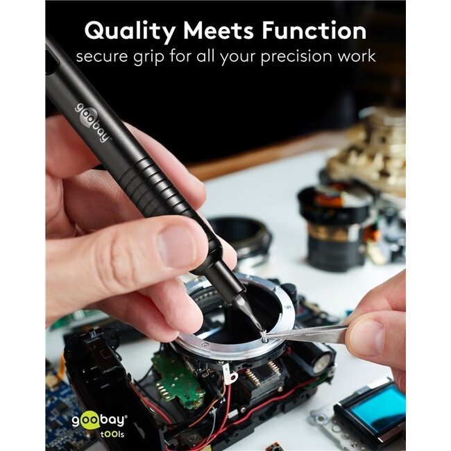 Goobay Präzisions-Schraubendrehersatz | 48 Bits