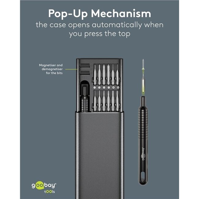 Goobay Präzisions-Schraubendrehersatz | 48 Bits