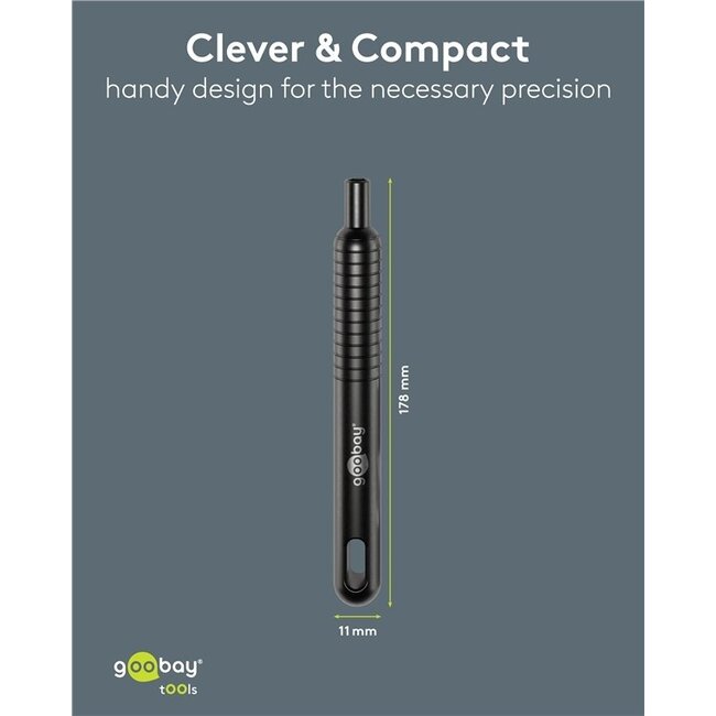 Goobay Präzisions-Schraubendrehersatz | 48 Bits