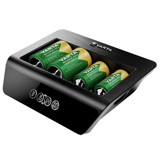 Varta LCD Universal Ladegerät | AA/AAA/C/D/E Batterien