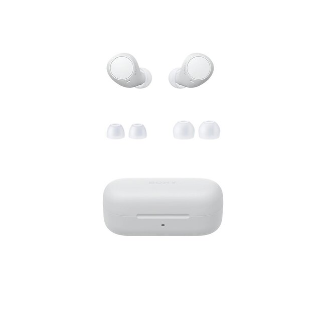 Sony In-Ear Kopfhörer mit Mikrofon | TWS | Bluetooth | Weiß