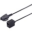TAE-F zu RJ11 Telefonadapter | international (neu) | schwarz | 0,20 m