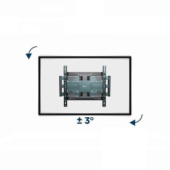 Gembird Premium TV-Wandhalterung | bis 80 Zoll | Full Motion | Doppelarm