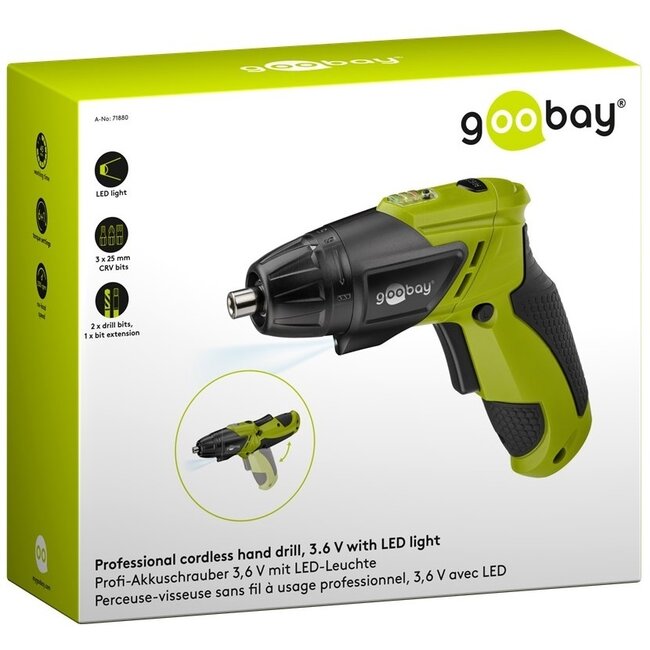 Goobay Elektrische Schraubendrehersatz | 7-teilig