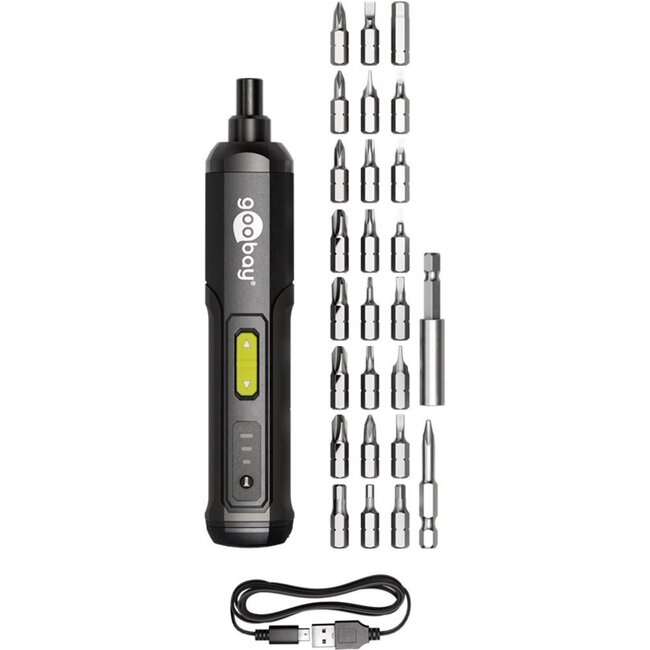 Goobay Elektrische Schraubendrehersatz | 25 Bits