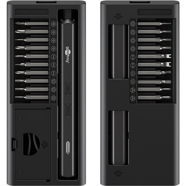 Goobay Elektrische Präzisions-Schraubendrehersatz | 20 Bits