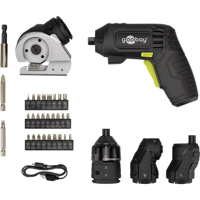 Goobay Elektrische Schraubendrehersatz | 35-teilig