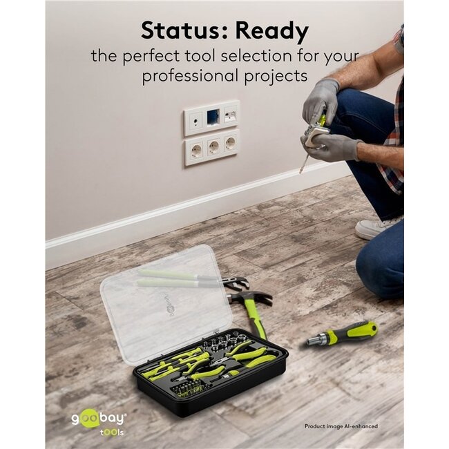 Goobay 49-teiliges umfangreiches Werkzeugset