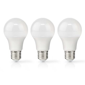 Nedis Nedis LED-Lampen Set | 3 Stück | Warmweiß | E27 | A60 | 4,9W