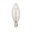 Nedis LED-Filamentlampe | Warmweiß | E14 | C35 | 2,2W | Energieklasse A