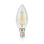 Nedis LED-Glühfadenlampe | Warmweiß | Dimmbar | E14 | C35 | 4,5W