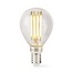 Nedis LED-Filamentlampe | Warmweiß | Dimmbar | E14 | G45 | 4,5W