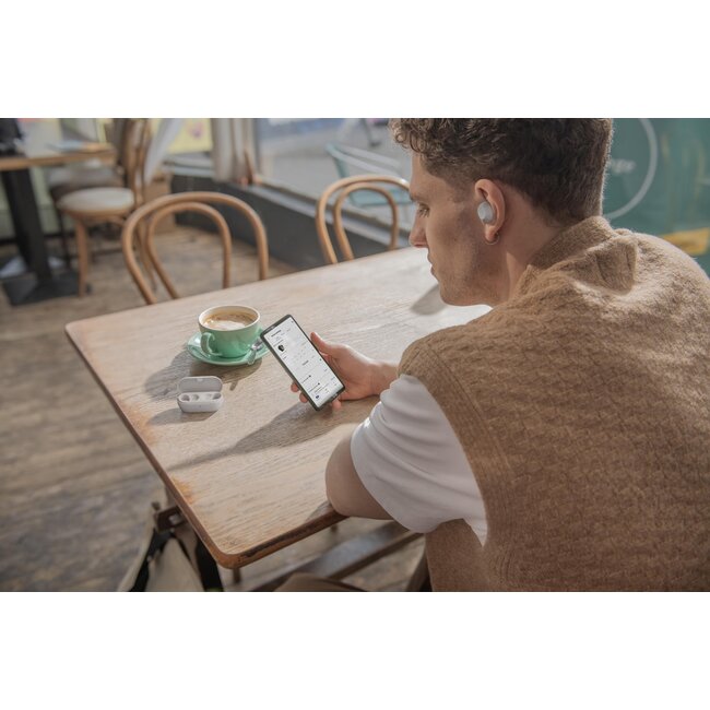 Sony In-Ear Kopfhörer mit Mikrofon | Noise Cancelling | TWS | Bluetooth | Weiß