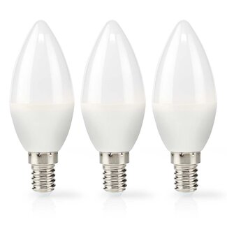Nedis Nedis LED-Lampen Set | 3 Stück | Warmweiß | E14 | C35 | 4,9W