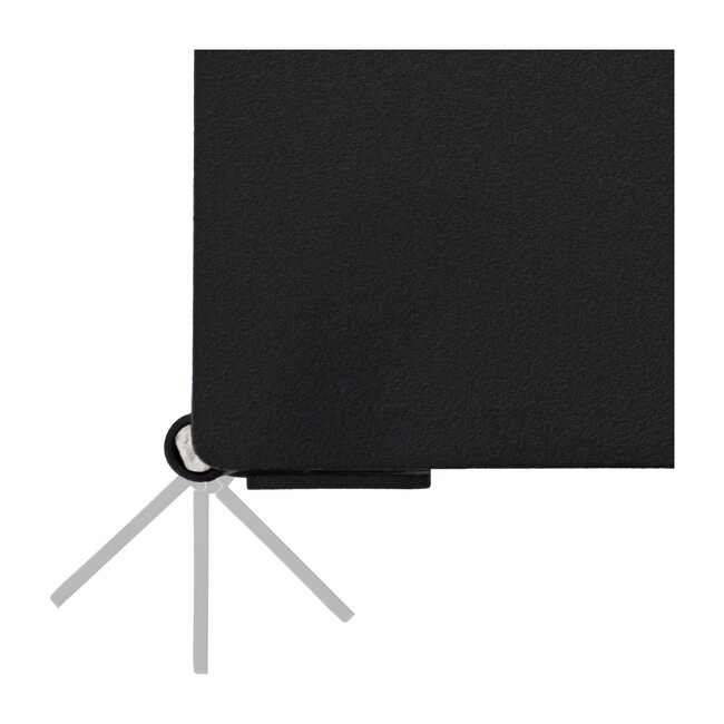 Wandhalterung für 10 Zoll Komponenten | 7,6 cm tief | max. 10 kg | 2U | schwarz