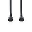 USB-C Verlängerungskabel | USB 3.0 5 Gbps | PD 60W | 4K 60Hz | Schwarz | 1 Meter