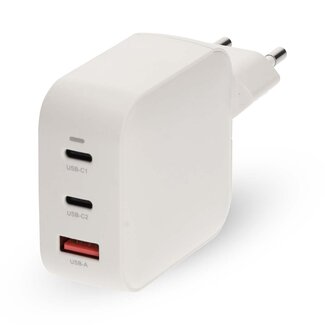 Nedis Nedis USB-Ladegerät | 2x USB-C PD & 1x USB-A QC | GaN | 100W | Weiß