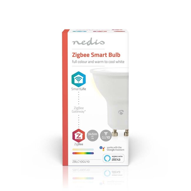 Nedis SmartLife Zigbee LED-Lampe | RGB + Warm- bis Kaltweiß | GU10 | PAR16 | 4,7W