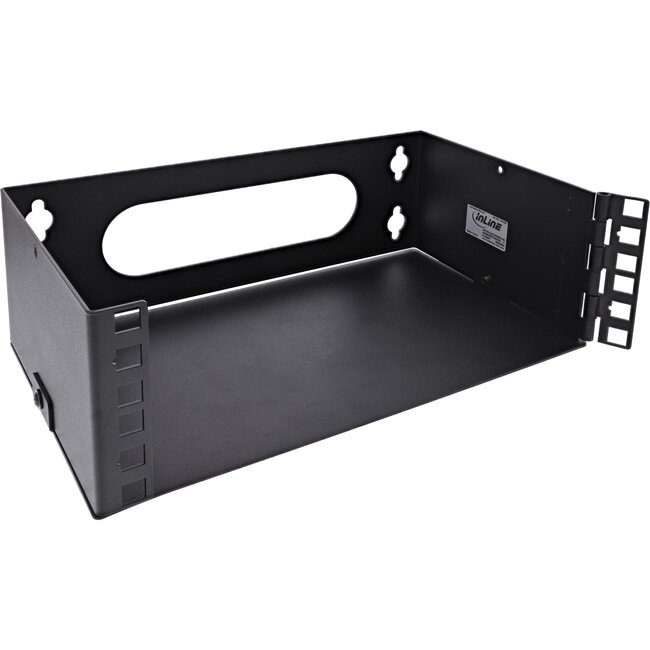 Wandhalterung für 10 Zoll Komponenten | 15,2 cm tief | max. 10 kg | 2U | schwarz