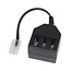 RJ11 - 2x TAE-N + 1x TAE-F Adapter | 0,20 Meter