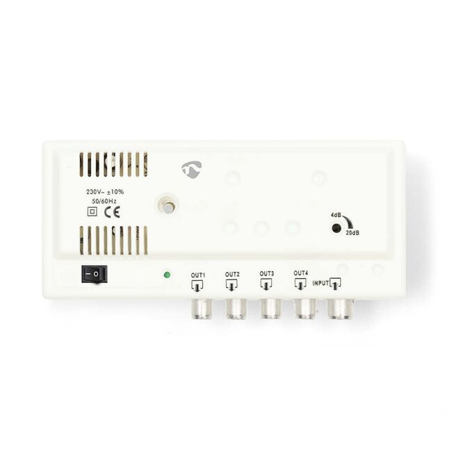 Nedis CAI Antennenverstärker | 4 Ausgänge | 20 dB