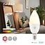 Nedis SmartLife Zigbee LED-Lampe | RGB + Warm- bis Kaltweiß | E14 | C37 | 4,9W