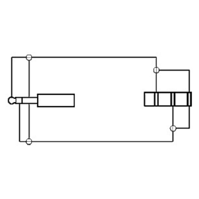 3,5mm Stereo Audio Verlängerungskabel Slim Schwarz - 1 Meter