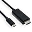 USB-C zu HDMI 4K 60Hz Aktives Kabel Schwarz - 5 Meter