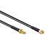 RP-SMA (m) - RP-SMA (w) Verlängerungskabel LMR195/RF195 50 Ohm Schwarz 3m