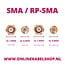 RP-SMA (m) - RP-SMA (w) Verlängerungskabel LMR195/RF195 50 Ohm Schwarz 3m