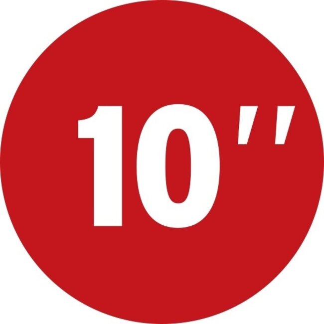 10'' Steckdosenleiste - CEE 7/7 - 4x CEE 7/3 - mit Schalter / Schwarz - 1,8 m