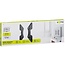 Goobay VESA-Adapter VESA 200 (Halterung) zu VESA 300, 400/200 und 400 (Monitor) / Schwarz