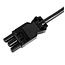 Bachmann Installationsstecker Stromkabel - Wieland GST18® - CEE 7/7 - Schwarz - 4 Meter