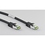 Premium S/FTP CAT8.1 40-Gigabit Netzwerkkabel / Schwarz - LSZH - 1 Meter