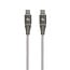 Cablexpert Premium USB-C auf USB-C Kabel mit E-Marker Chip - USB 2.0 - bis 20V/5A - Nylon - 1,5 Meter