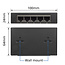 ACT Gigabit Ethernet Switch 5 Ports - Metallgehäuse / Schwarz