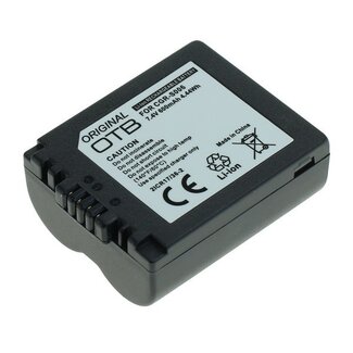 OTB Kameraakku kompatibel mit Leica BP-DC5 und Panasonic CGA-S006, CGR-S006, DMW-BMA7 - 600 mAh