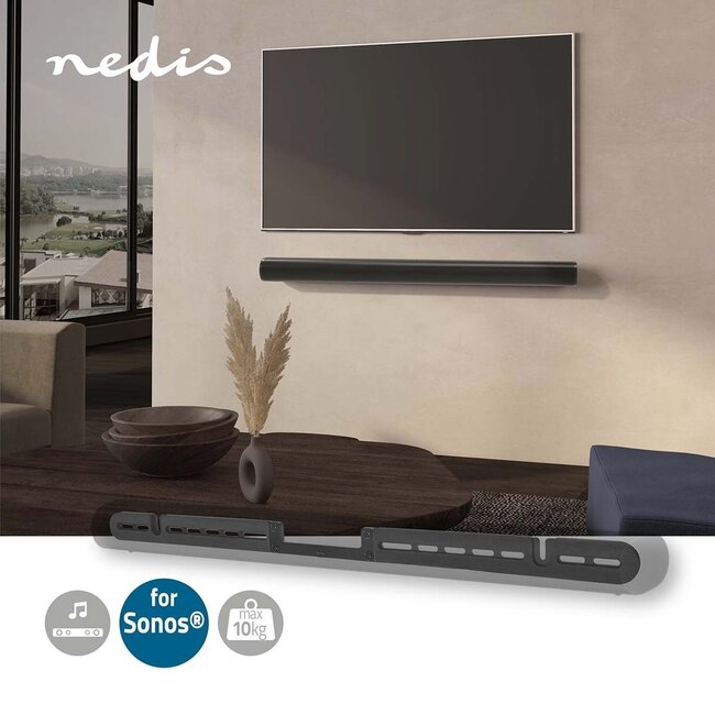 Nedis Wandhalterung für Sonos ARC / Schwarz