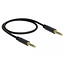Delock Stereo-Klinkenkabel 4,4 mm 5-polig Stecker zu Stecker 0,5 m schwarz