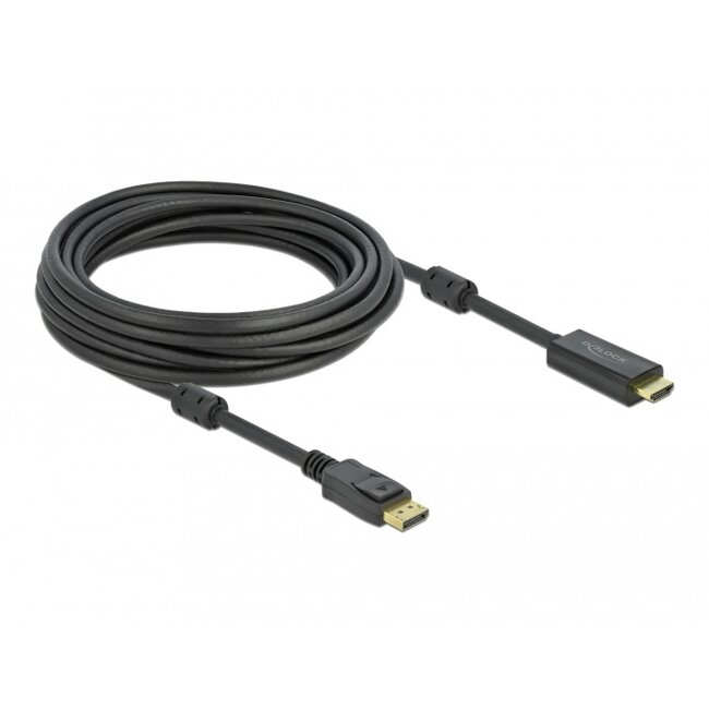 Delock Aktives DisplayPort 1.2 zu HDMI Kabel 4K 60 Hz 7 m