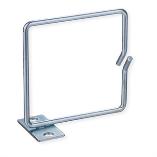 Roline ROLINE Kabeldurchführung, 80x80 mm, Metall, seitlicher Kabelzugang