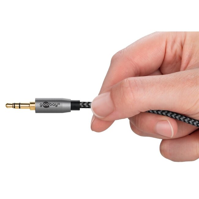 Goobay Plus 3,5mm Klinkenkabel | 0,50 Meter