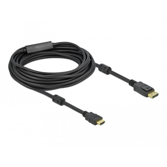 Delock Aktives DisplayPort 1.2 zu HDMI Kabel 4K 60 Hz 10 m