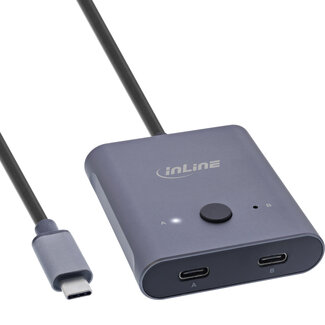 InLine® InLine® USB-C Umschalter, bidirektional, 10Gb/s, 100W