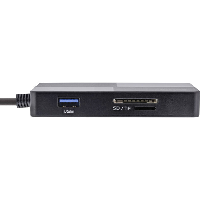 InLine® 8in2 Kartenleser Hub, USB-C zu 3x USB-A + SD+TF+MS+XD+CF