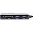 InLine® 8in2 Kartenleser Hub, USB-C zu 3x USB-A + SD+TF+MS+XD+CF
