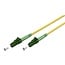 LC/APC Simplex FTTH Kabel | OS2 | Gelb | LSZH | 2 Meter